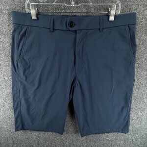 Greyson Shorts Men Size 36 Blue Performance Golf Flat Front Stretch Active